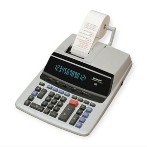 sharp compet vx-2652h desk top calculator with roll print capabilities